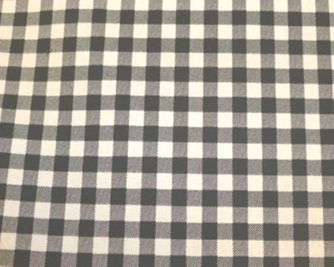 Amazon Co Jp 手芸のいとや 生地 広幅 ギンガムチェック ブロード 約8mm角 ブラック 生地幅 約110cm 1m 綿100 手芸 ハンドメイド用品 ホビー 通販