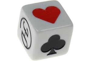 Hickoryville White Trump Suit Marker Indicator Large Pips for Euchre, Bridge Pinochle & Other Card Games. Must have gift or accessory for your club or family games.