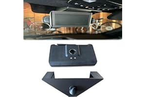 GENERIC Rearview Mirror Mount Bracket for Furrion Vision S 5/7 inch Screen,Black, Wall Mount