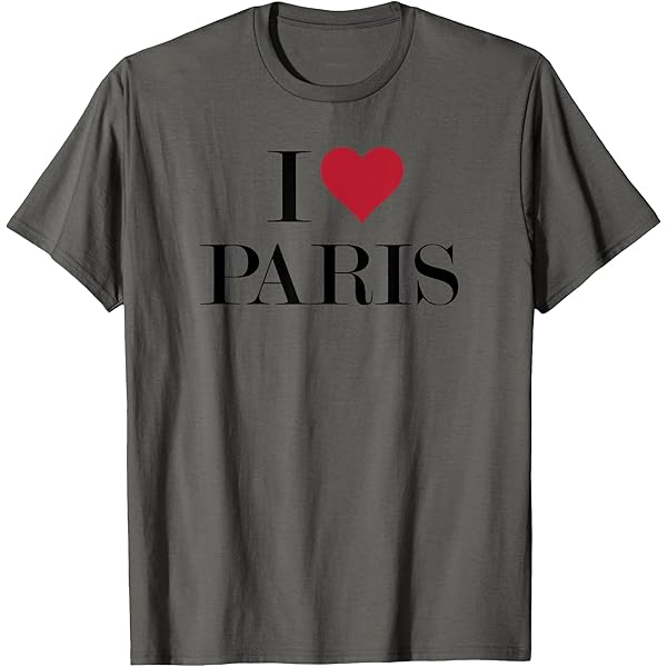 【HOTEL PARIS CHILL】I Luv 7 T-Shirt Amazon.com: I Love Paris T-Shirt for Men, Women, Boys, Girls