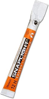 Cyalume Orange SnapLight Glow Sticks 15cm 12-Hour Light 10 Pack Made in France view 2