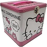 Amazon.com: The Tin Box Company Hello Kitty XL Tin Lunchbox with Window ...