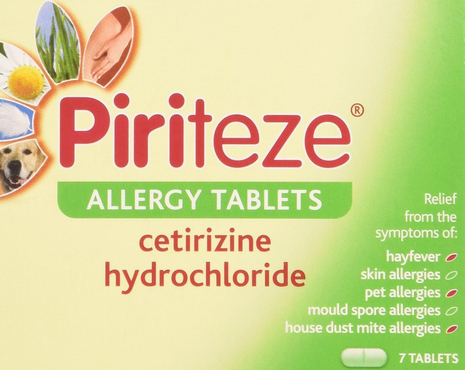 Piriteze Allergy 7 Tablets (Pack of 2) Amazon.co.uk Health & Personal