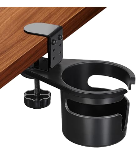 Jiozermi Getränkehalter-Clip - 3 Stück In Blau, Grün, Gelb - Für Tischkanten Bis 4,1 Cm