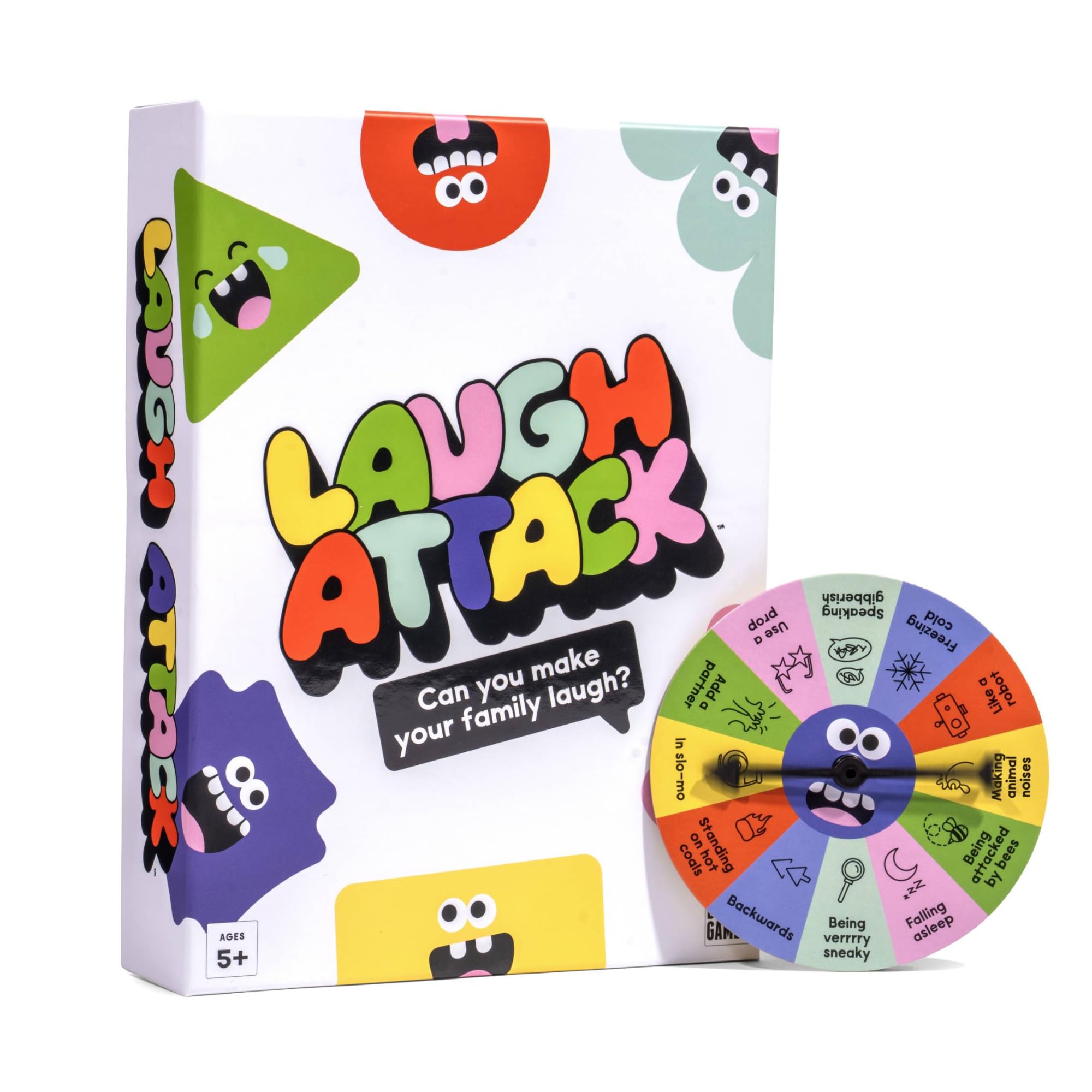 Laugh Attack [Can You Make Your Family Laugh? | Don’t Laugh Challenge Card Game For Kids, Teens, and Families | Great For Game Night, Reunions, Vacation | Kids Easter Gift For Boys & Girls Ages 5+]