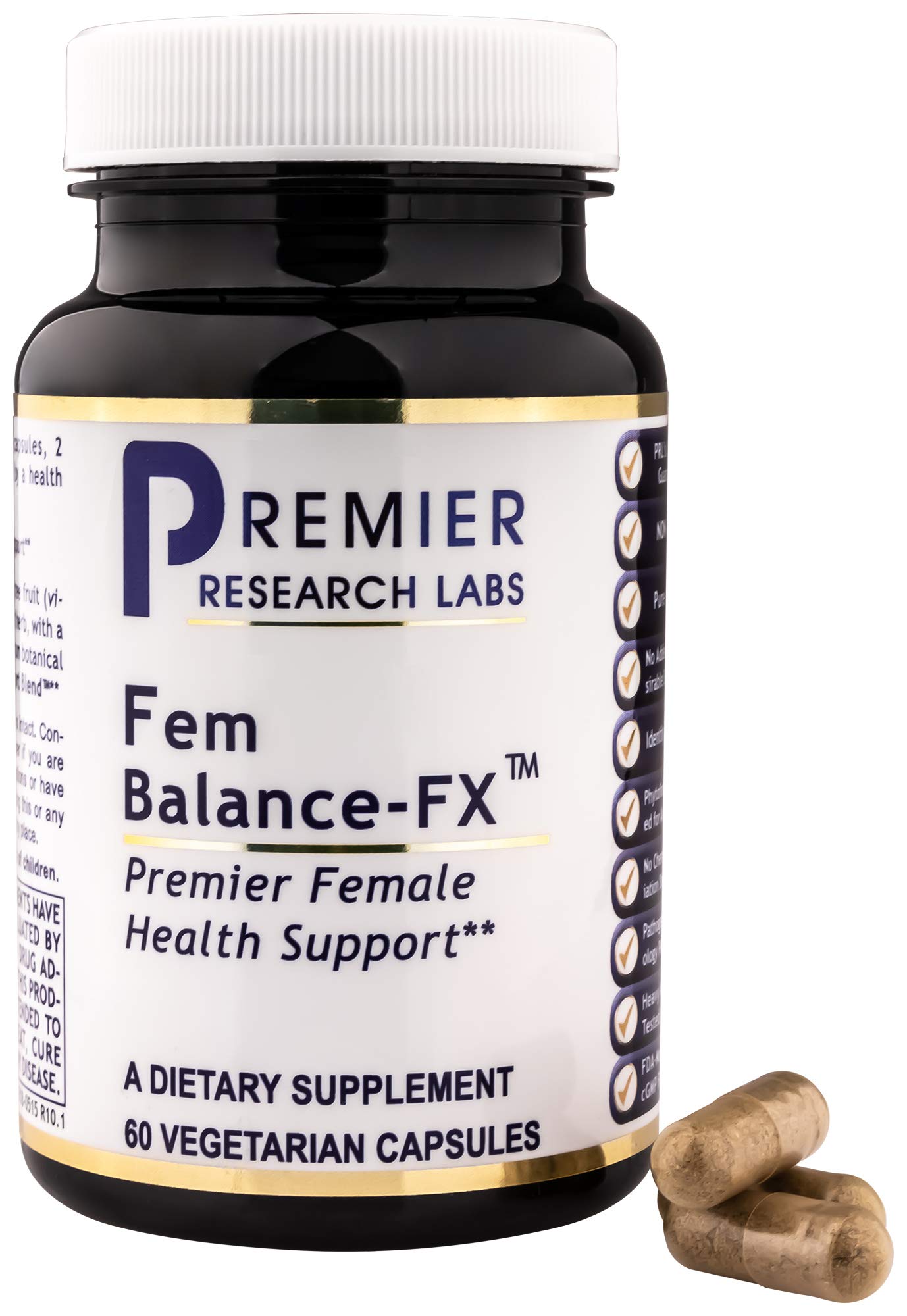 Buy Premier Research Fem BalanceFX, 60 Capsules, Vegan Product Comprehensive Female Formula