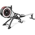 Marcy Foldable Turbine Rowing Machine Rower with 8 Resistance Setting and Transport Wheels NS-6050RE, Gray