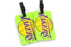 Aminco International NBA Chicago Bulls Neon Soft Bag Tag, 2-Pack