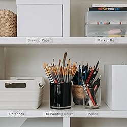 5 X Plastic Transparent Label Maker Tape