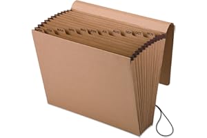 Pendaflex Expanding Kraft File with Flap, Jan.-Dec. Index, 12 x 10, 1 per Box (K-17M-OX),Brown