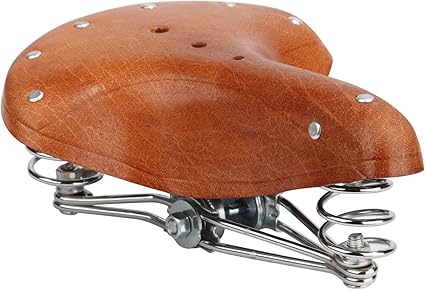 leather bicycle seat