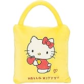 Department 56 Snowpinions Sanrio Hello Kitty Holding Apple Travel Throw Blanket, 36 by 40 Inch, Yellow