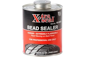 Xtra Seal 14-101A Heavy Duty Bead Sealer, 32 oz (945 mL) Can w/Brush Applicator, Tire Bead Leak Sealer