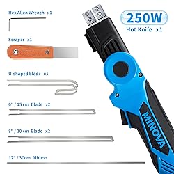 MINOVA 250W AC Rotatable Electric Hot Knife, 6