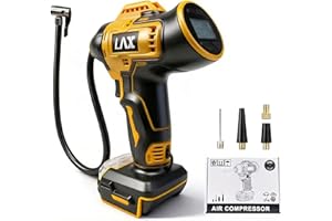 Tire Inflator Portable Air Compressor for DeWalt 20v Max Battery Power,160PSI Cordless Portable Electric Air Pump with Digita