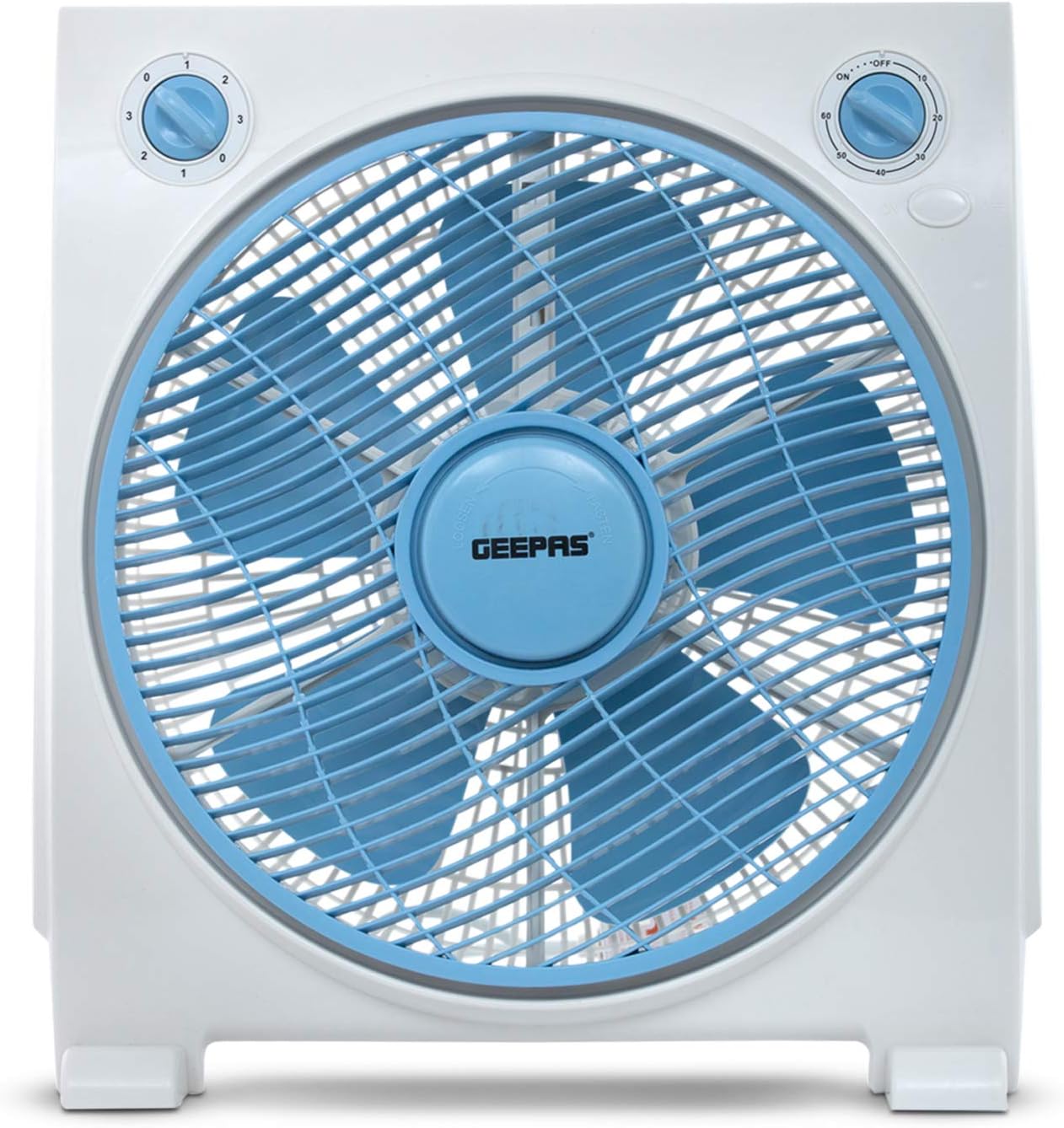 Geepas 12’’ Box Fan Powerful Personal Desk Box Fan with Copper Motor
