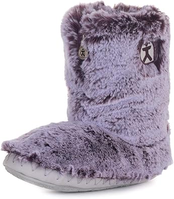 furry slipper boots uk