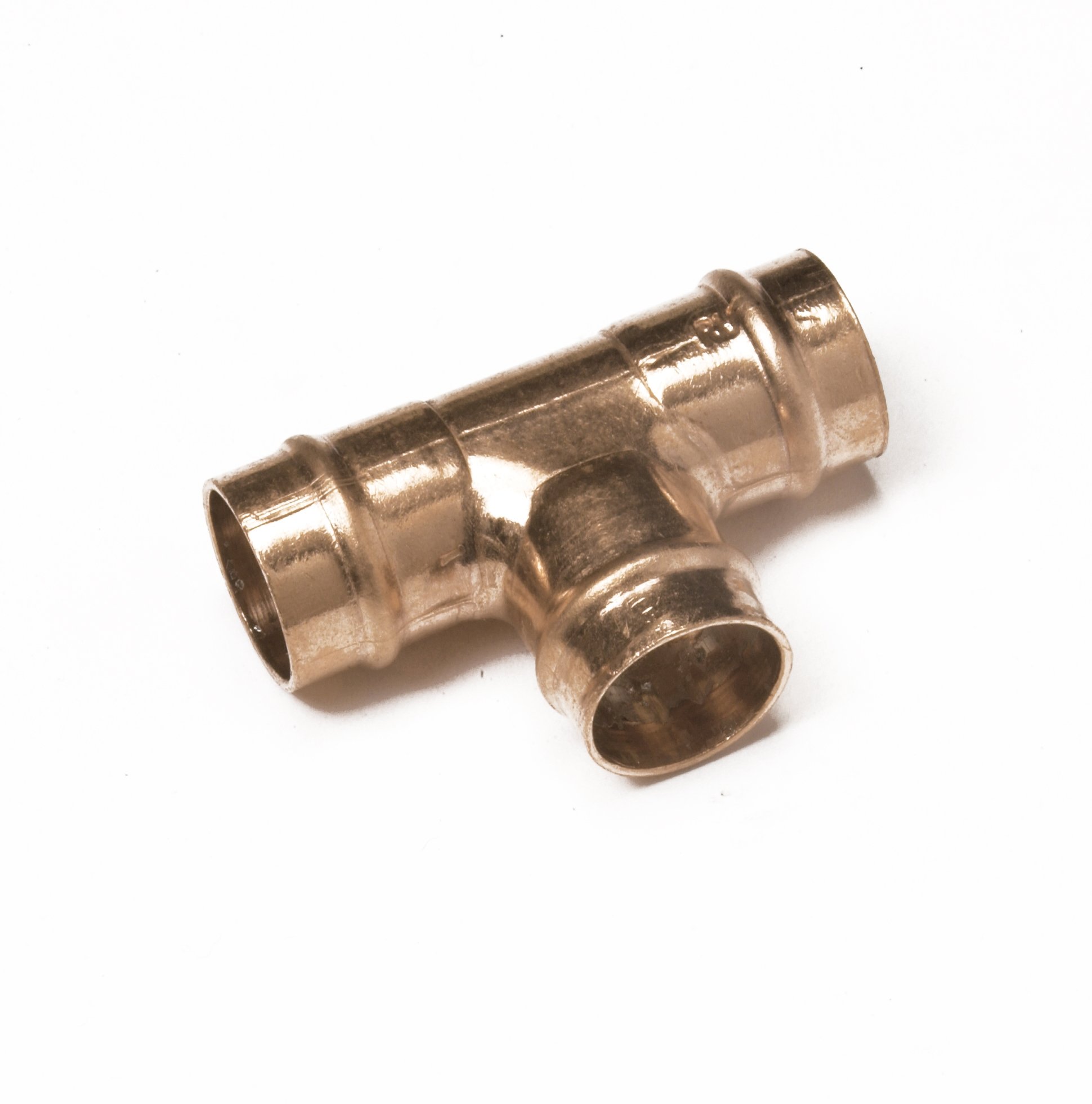 Merriway BH05519 (5 Pcs) Solder Ring Fitting Equal Tee 15mm - Pack of 5 Pieces