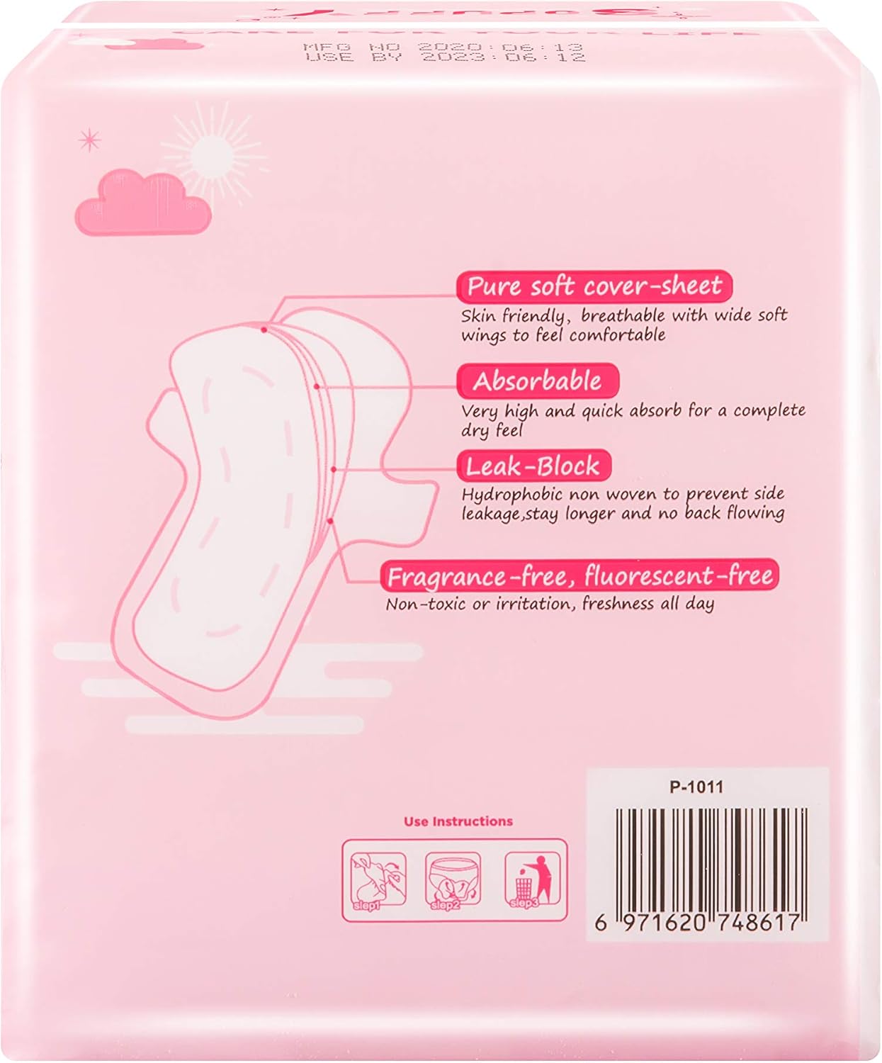 Sopuffy New Technology Fiber Regular Pads, Ultra Thin Sanitary Napkins with Wings, 14 Count (Pack of 1): Health & Personal Care