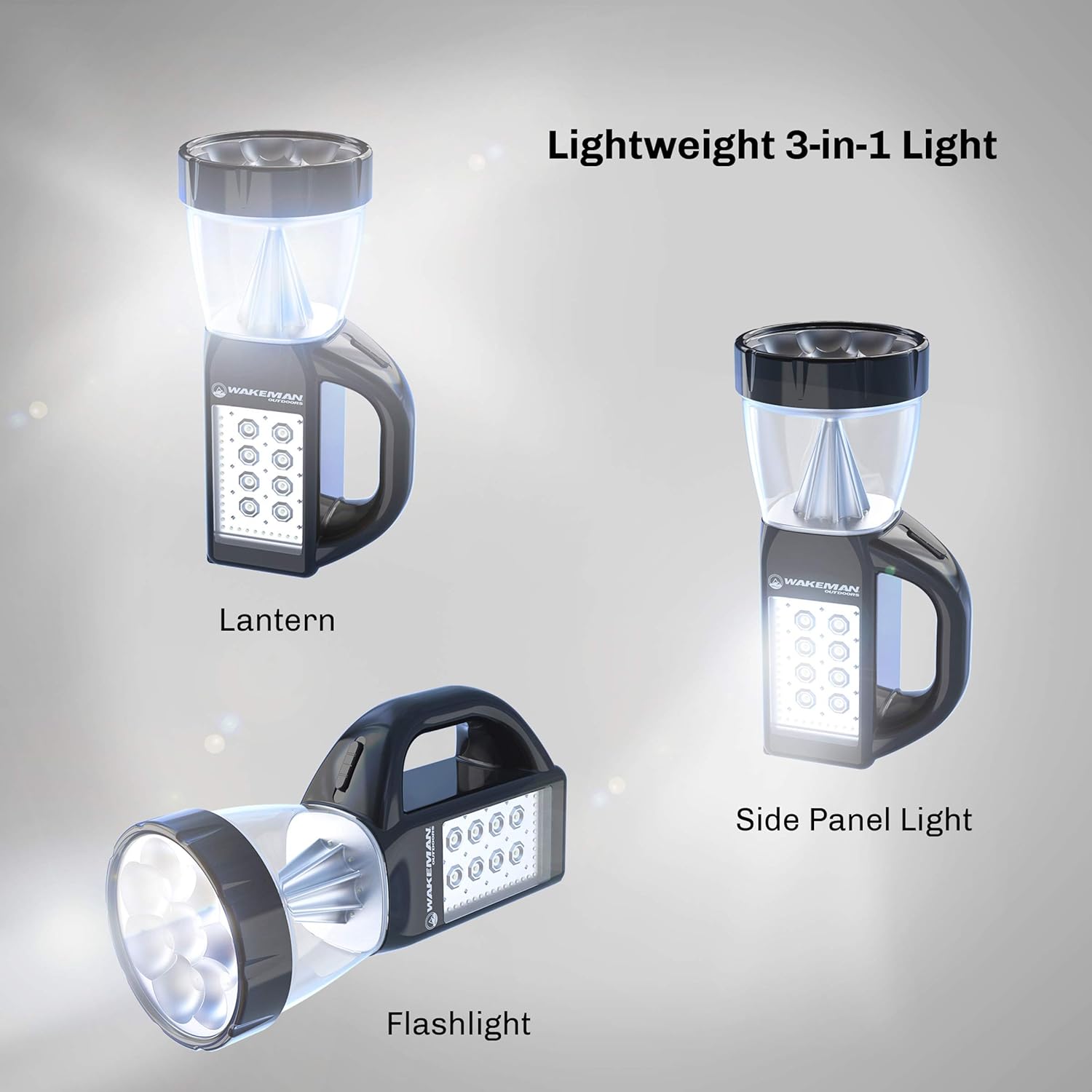 Wakeman 75-CL1000 Lantern, Black: Home Improvement