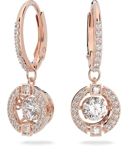Amazon.com: Swarovski Sparkling Dance Clover Pierced Earrings
