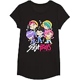 Kpop Demon Hunters Saja Boys Chibi Band Group Shot T-Shirt
