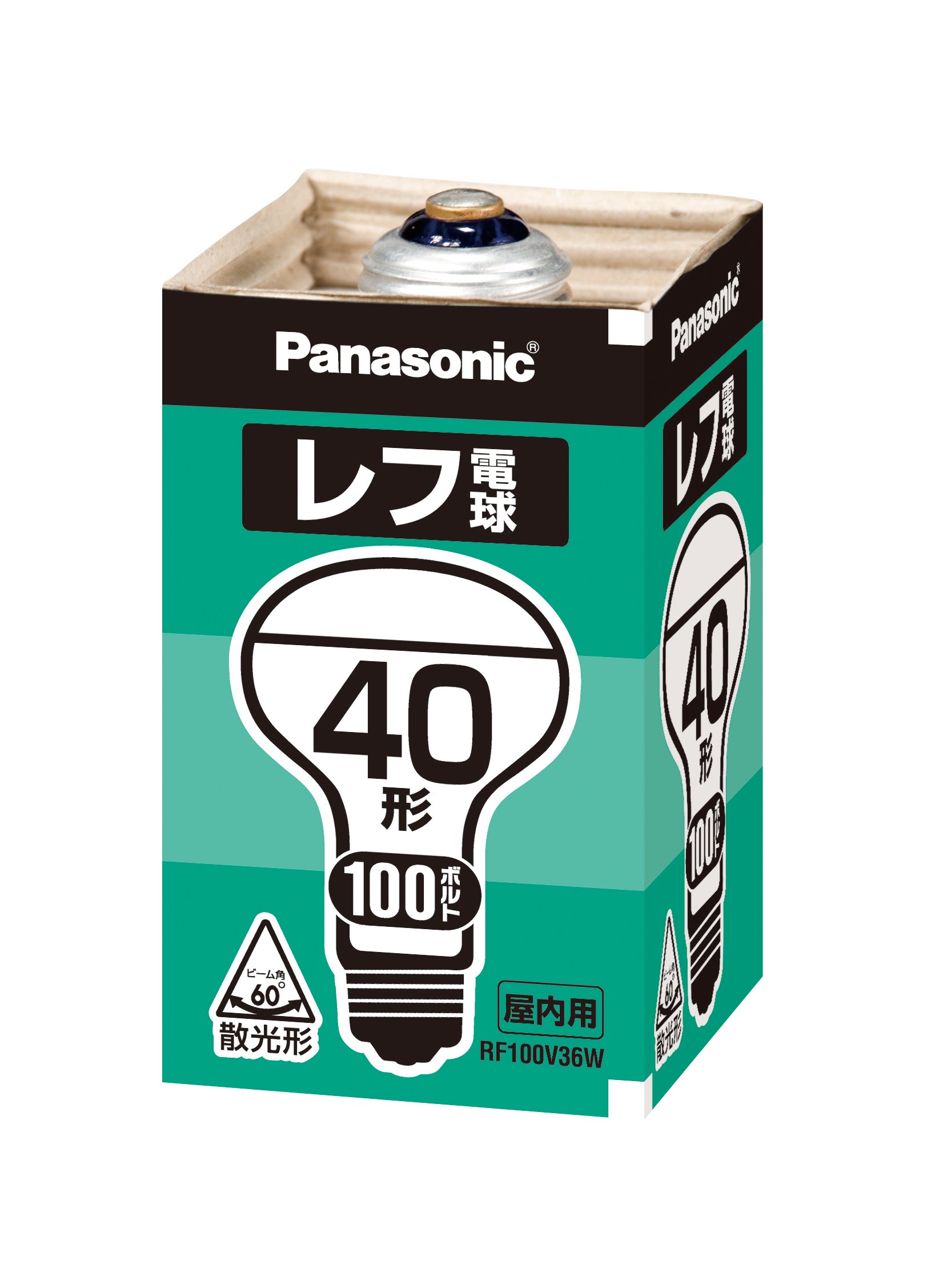 パナソニック レフ電球(屋内用) E26口金 100V40形 散光形(ビーム角=60°)商品画像