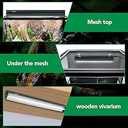 Hygger zoo T5 UVB Reptile Light Fixture Combo Kit