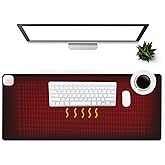 Warm Desk Pad, Office Desk Mat,Olidik 3 Speeds Touch Control Warm Big Mouse Pad, 31" x 13" Extended Edition Gaming Mouse Pad,