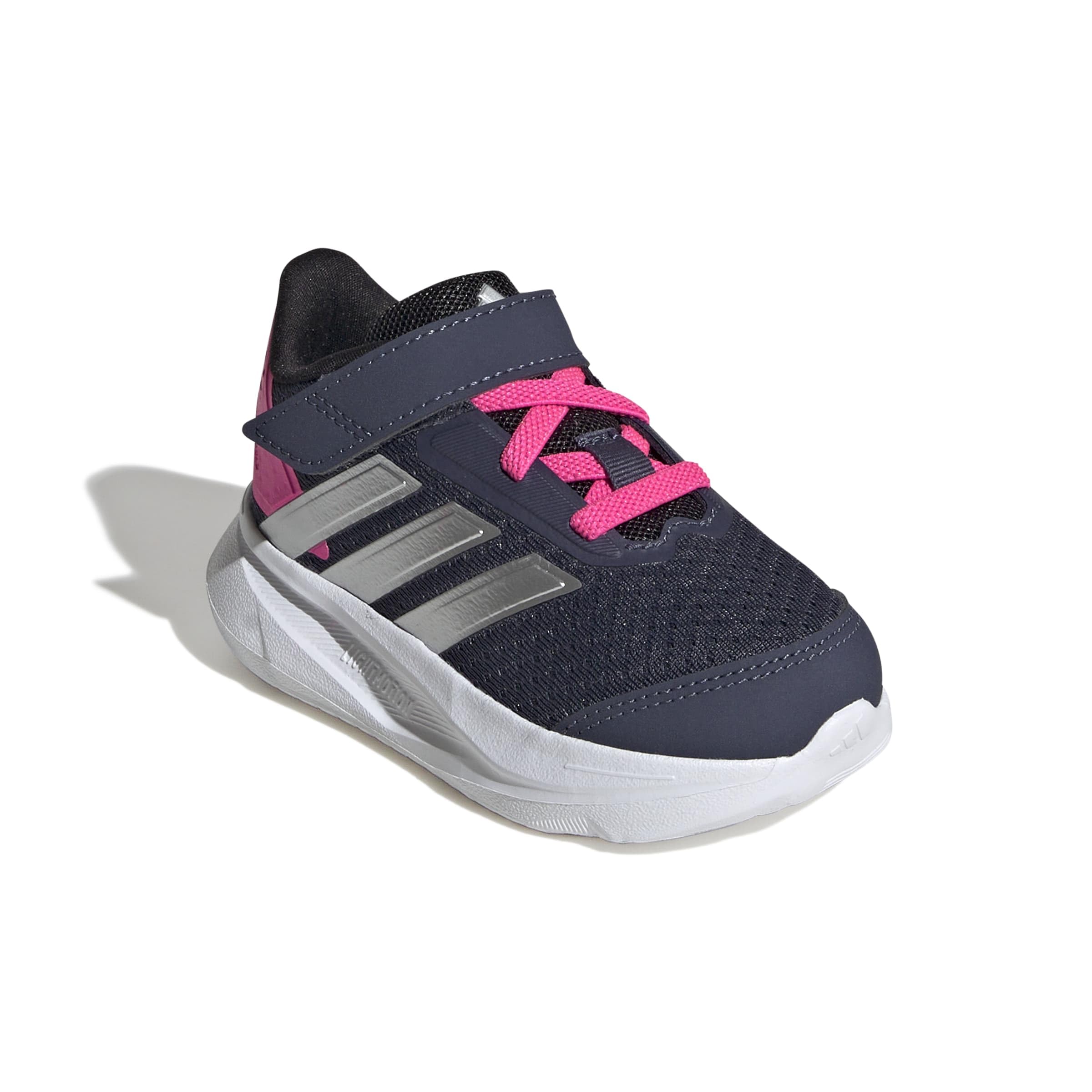 adidas Unisex Baby Duramo SL2 Shoes Infants, Shadow Navy/Silver met./Lucid pink, 19 EU 4