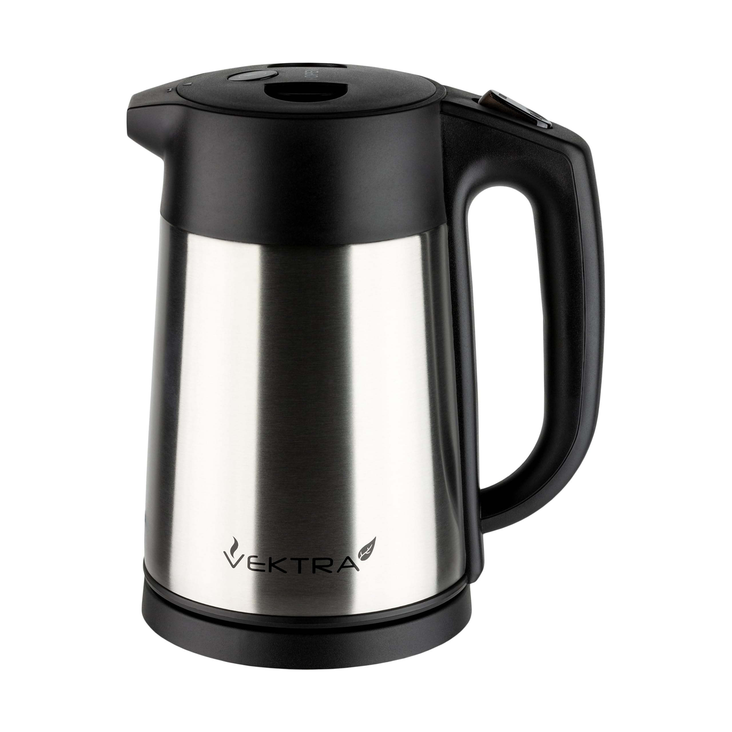 Vektra VEK-1506 Vacuum Insulated Easy Pour Cordless Kettle, 1.5 Litre, Stainless Steel