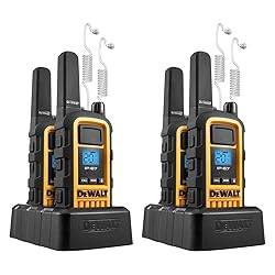 DEWALT FRS Walkie Talkies Long Range 2 Way Radio, 2