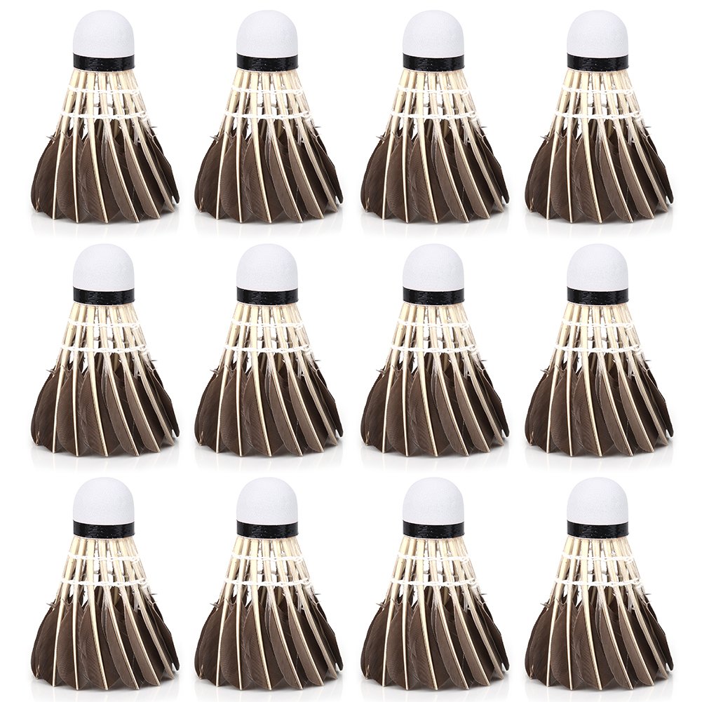 VGEBY1 Badminton Balls,12Pcs Nylon Badminton Shuttlecocks Training Plastic Indoor Outdoor Badminton Balls with Great Strength and Durability Sports