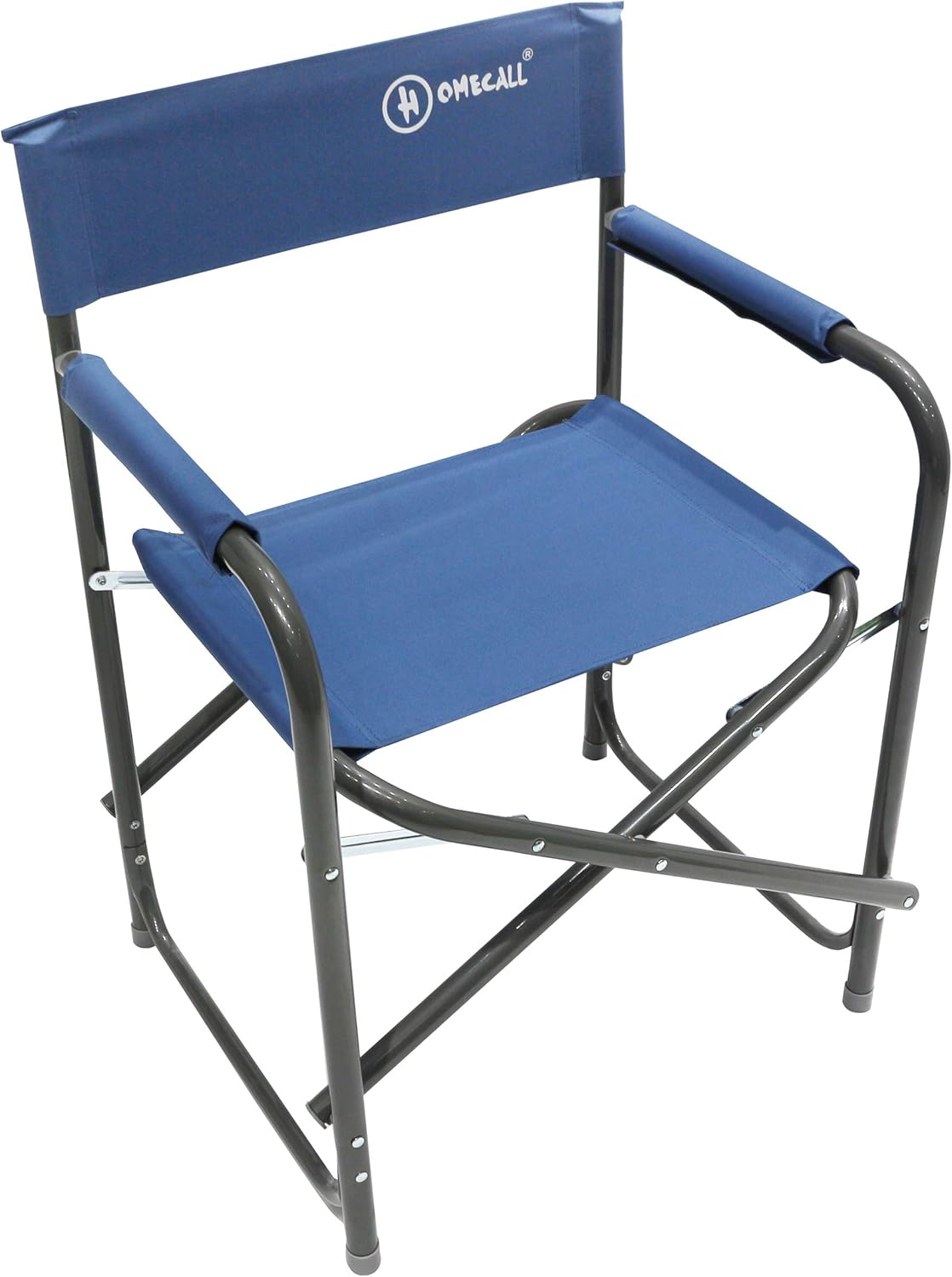 Homecall Steel Folding camping director chair with 600D polyester blue