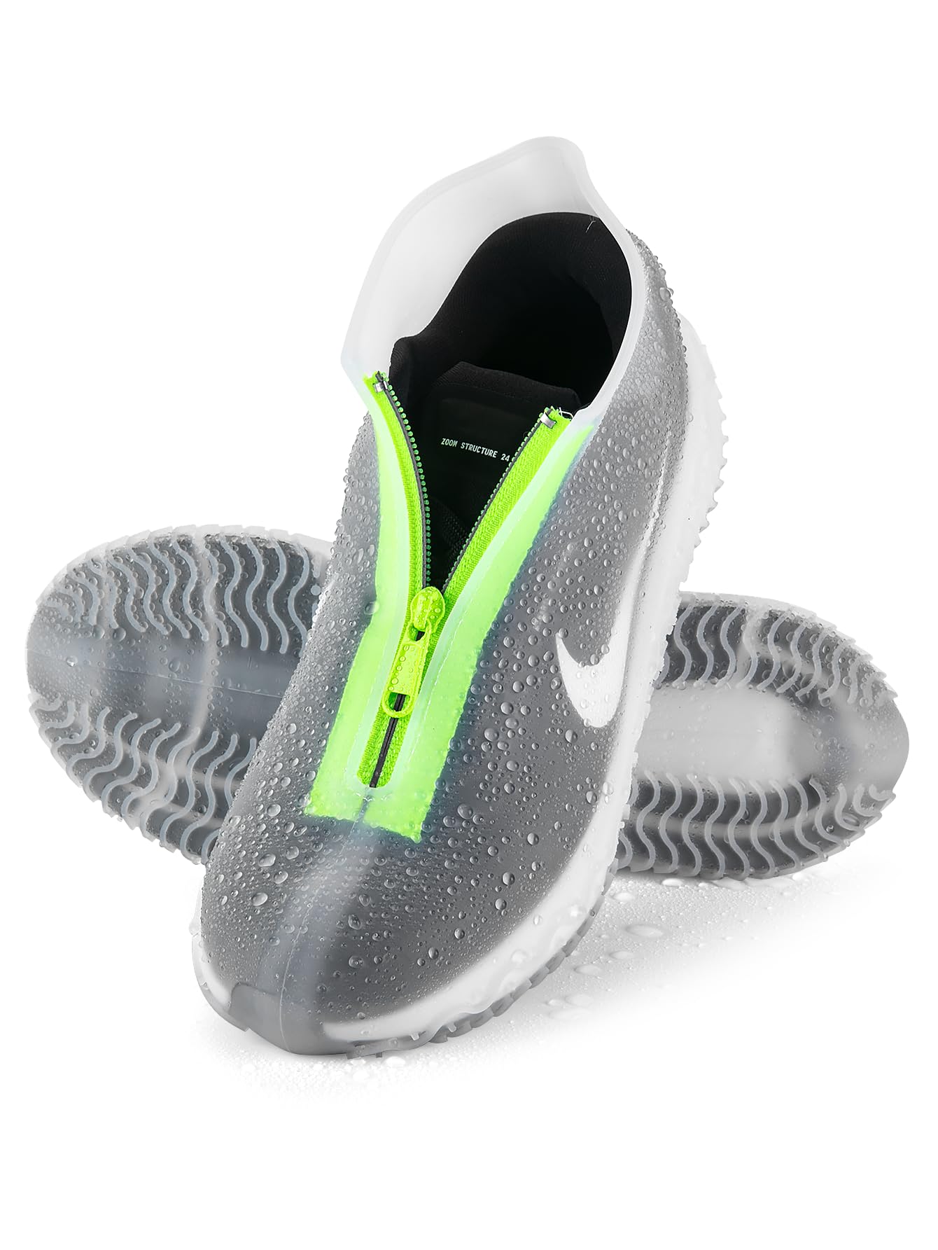 Photo 1 of HTHOY&GOWY Shoe Covers Waterproof Silicone Rain Overshoes for Kids Men and Women