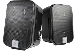 JBL Professional JBL C2PS Control 2P Compact Powered Monitor (Pair), Black, 13.50 x 8.00 x 14.00 inches