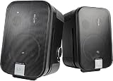 JBL Professional C2PS Control 2P Compact Powered Monitor, Desktop Reference Monitors, Master and Extension Speaker Pair, 5.25” Woofer, 35 Watts, XLR, ¼” and RCA Inputs, Black