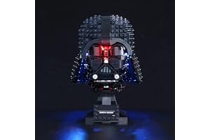 LIGHTAILING Light Set for Darth Vader Helmet Building Blocks Model - Led Light kit Compatible with Lego 75304 - Not Include The Model