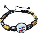 Dominican Republic flag home made bracelet Bracelet