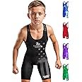 Exxact Sports Sublimated Youth Wrestling Singlet For Boys, Premium Powerlifting Singlet, Kids Wrestling Singlets