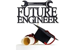 Future Engineer Cake Topper, Congrats Engineer, Engineer Graduation Decor, Class of 2026 Engineer Graduation Party Decoration