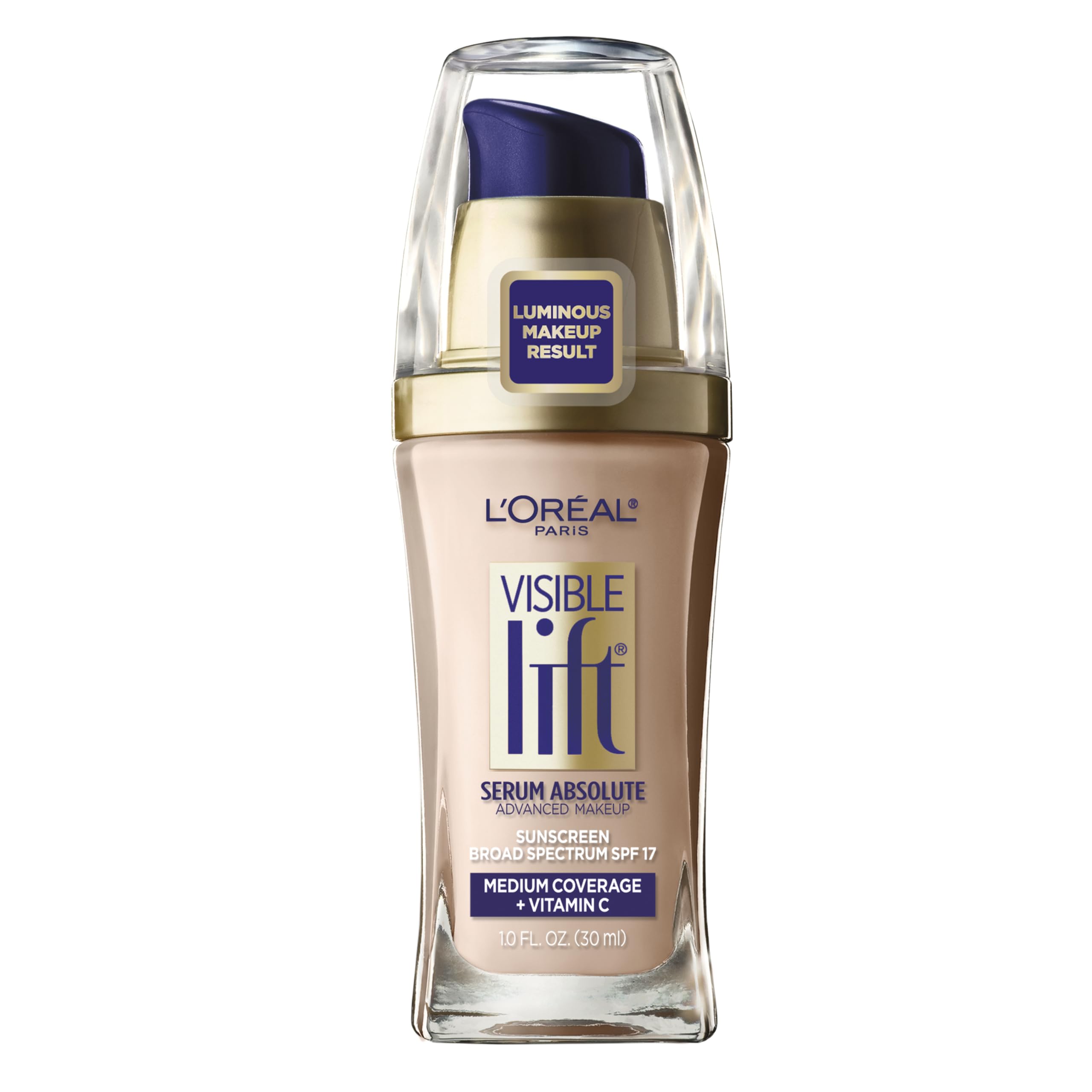 Photo 1 of L'Oreal Paris Visible Lift Serum Absolute Foundation, Classic Ivory, 1 Ounce
