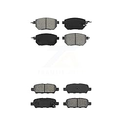 SIM Front Rear Semi-Metallic Brake Pads Kit