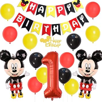 Globos Cumpleanos Mickey Los Mejores Articulos De Cumpleanos