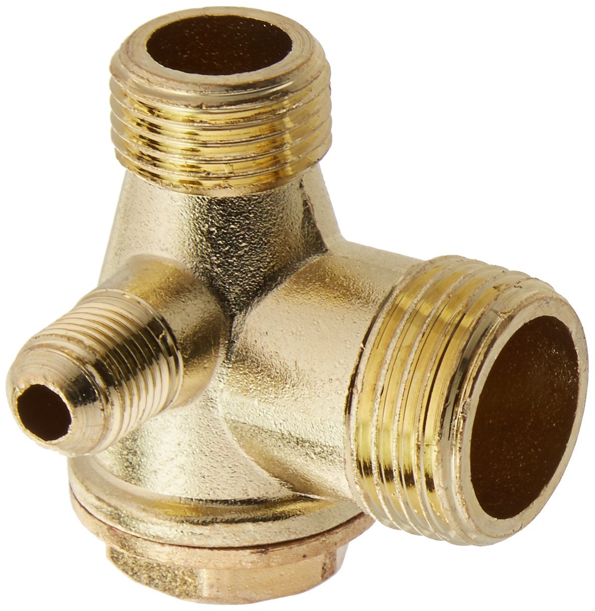 Copper Tone 3Way Air Compressor Fittings Threaded Check Valve Amazon
