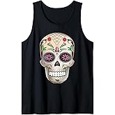 Dia De Los Muertos Costume Halloween Day Of Dead Sugar Skull Tank Top