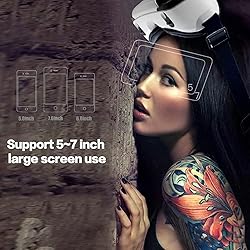 VR Headset with Controller Adjustable 3D VR Glasses