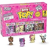 Funko Pop! Bitty: My Little Pony - Twilight Sparkle, Fluttershy, Discord, and Dr. Hooves - 0.9 Inch (2.2 Cm) - Cartoon Collectable - Gift Idea - Stackable Display Shelf Included