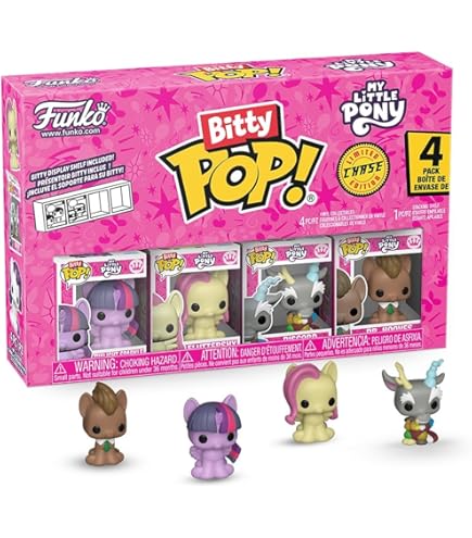 Giltter DJ Pon3, Whooves and Derpy: Funko POP! x My Little Pony