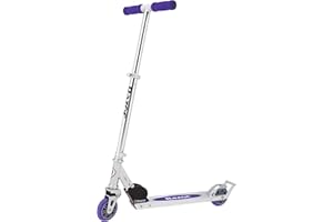 Razor A2 Kick Scooter for Kids – Wheelie Bar, Foldable, Lightweight, Front Vibration Reducing System, Adjustable Height Handlebars